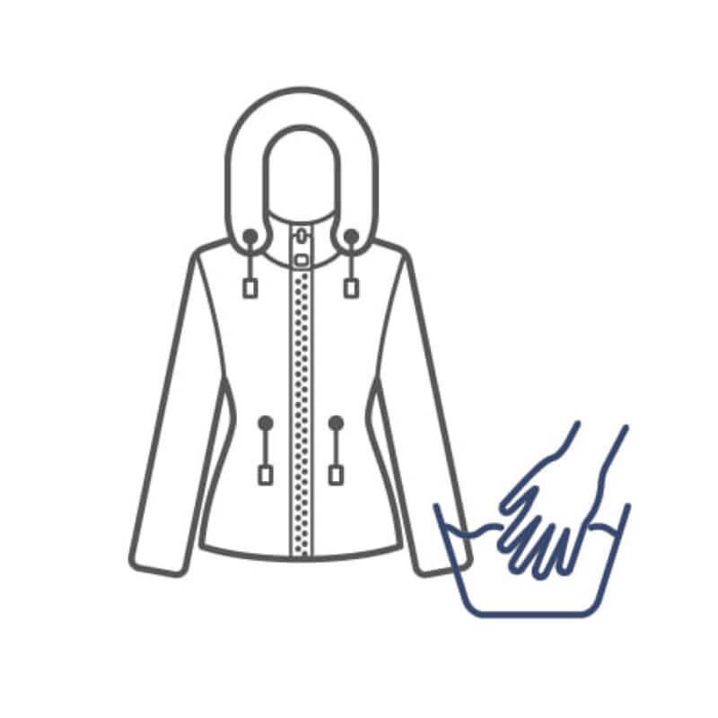 Waschen/­Reinigen Winterjacke